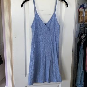 Brandy Melville blue sundress with white daisies